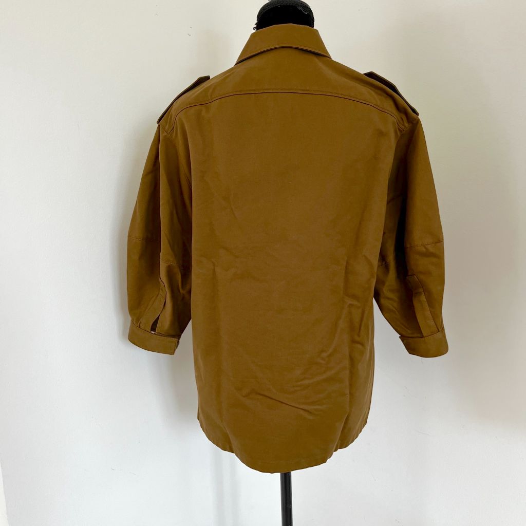 Valentino Khaki V Logo Military Jacket (2018) - BOPF | Business of Preloved Fashion