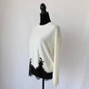 Valentino Longsleeve Kintted Sweater with Lace Detail - BOPF | Business of Preloved Fashion