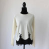 Valentino Longsleeve Kintted Sweater with Lace Detail - BOPF | Business of Preloved Fashion