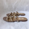 Valentino Nude Leather Rockstud Sandals, 37.5 - BOPF | Business of Preloved Fashion