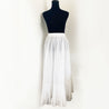 Valentino pleated white sheer maxi skirt - BOPF | Business of Preloved Fashion