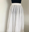 Valentino pleated white sheer maxi skirt - BOPF | Business of Preloved Fashion