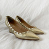Valentino rockstud light gold wedge shoes, 37 - BOPF | Business of Preloved Fashion