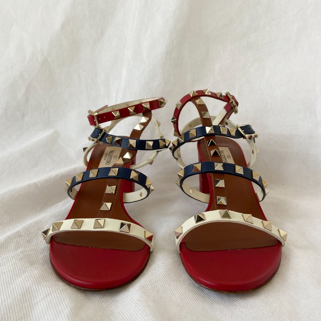 Valentino Rockstud Sandals, 37.5 - BOPF | Business of Preloved Fashion