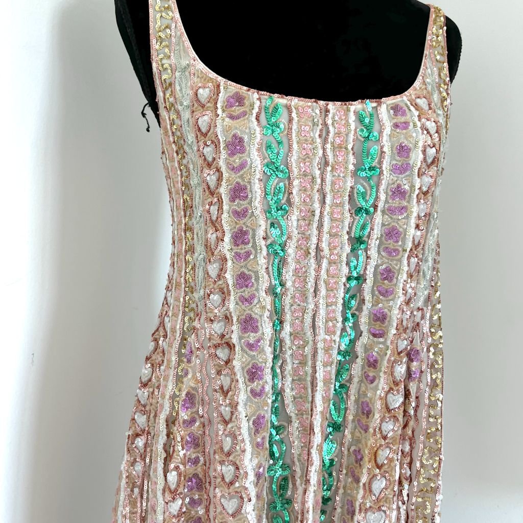 Valentino Sequin Sleeveless Mini Dress - BOPF | Business of Preloved Fashion