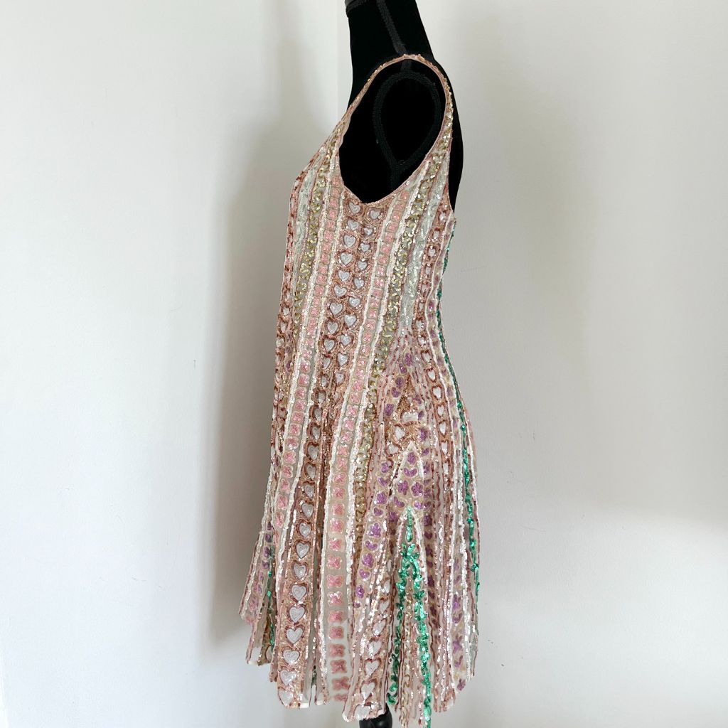 Valentino Sequin Sleeveless Mini Dress - BOPF | Business of Preloved Fashion