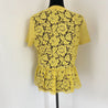 Valentino Yellow Lace Top - BOPF | Business of Preloved Fashion