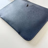 Vince Dark Blue Textured Leather Zip Wallet - BOPF | Business of Preloved Fashion
