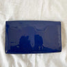 Yves Saint Laurent Belle de Jour Blue Patent Leather Clutch - BOPF | Business of Preloved Fashion