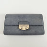 Yves Saint Laurent Lizard Embossed Blue Large Clutch - BOPF | Business of Preloved Fashion