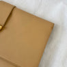 Yves Saint Laurent Nude Calfskin Leather Ligne Y Clutch Bag - BOPF | Business of Preloved Fashion