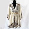 Zimmerman beige embroidered white dress - BOPF | Business of Preloved Fashion