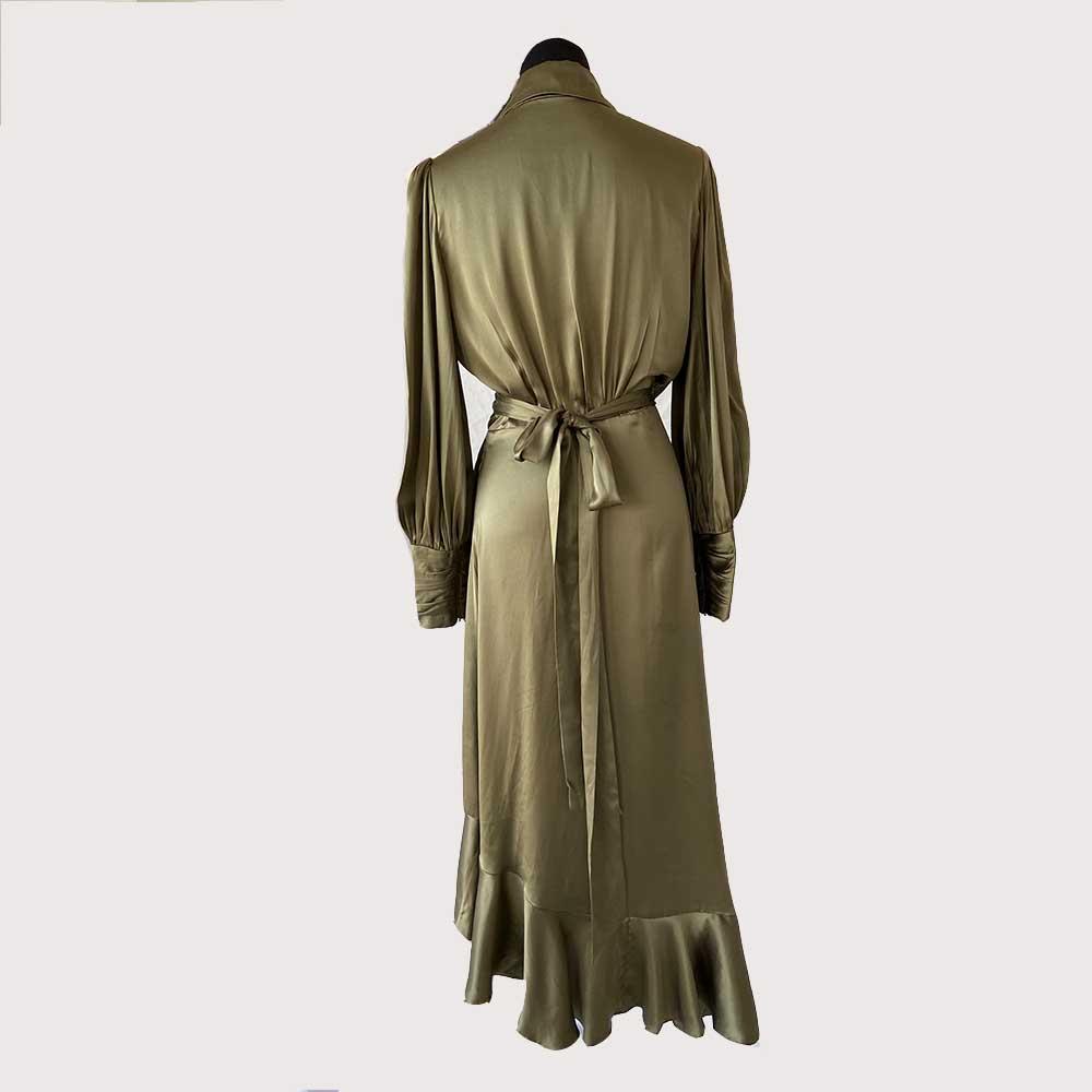 Zimmermann Espionage Silk Wrap Midi Dress - BOPF | Business of Preloved Fashion Zimmermann Espionage Silk Wrap Midi Dress - BOPF | Business of Preloved Fashion