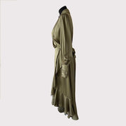 Zimmerman Espionage Silk Wrap Midi Dress - BOPF | Business of Preloved Fashion