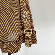Zimmermann zebra print linen high-waist shorts - BOPF | Business of Preloved Fashion
